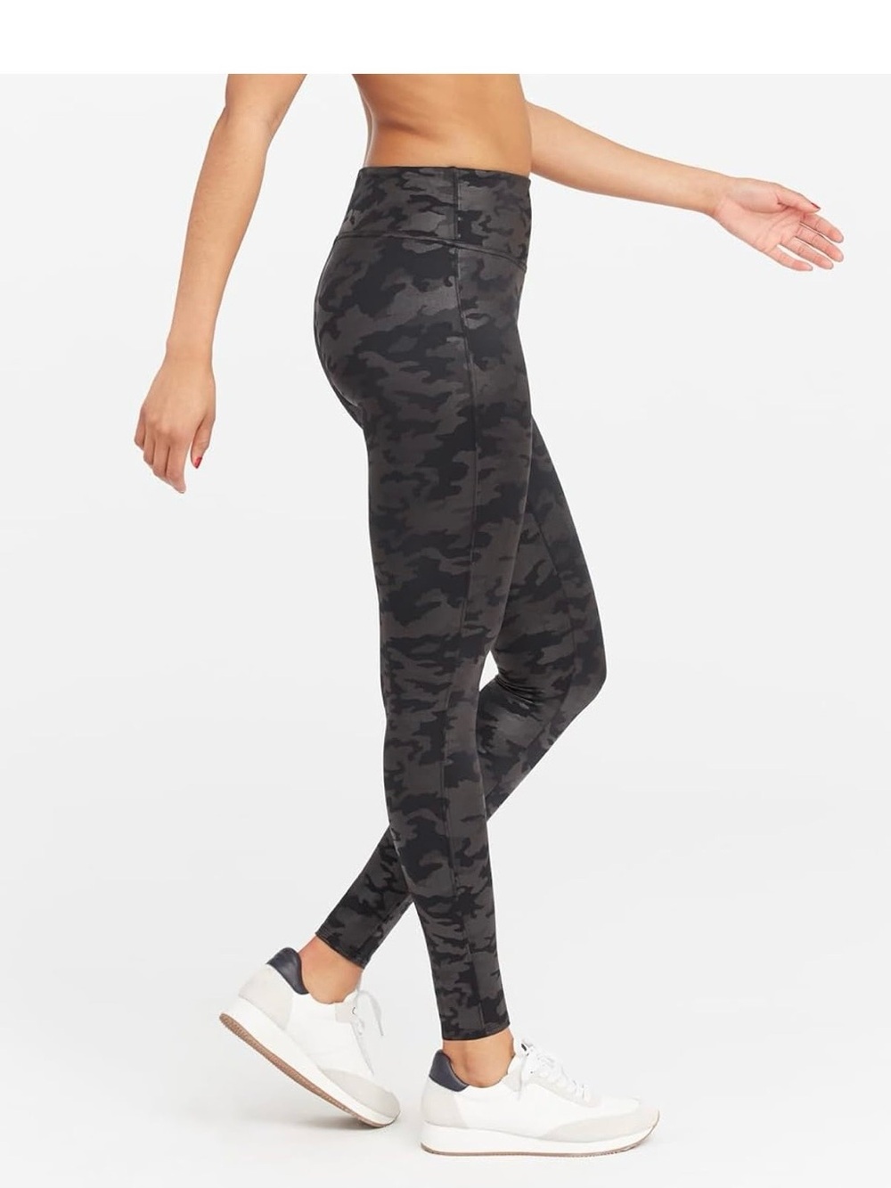 High-Rise Camo Performance Leggings - Black Camo